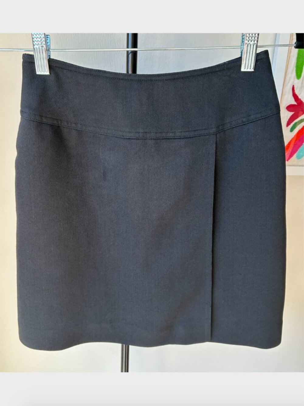Arthea Vintage Faux Wrap High Waist Mini Skirt - Size XS